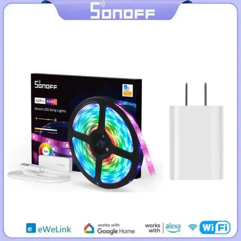 SONOFF Ʈ LED Ʈ ,  RGB  , LED  , Ʈ Ȩ, Ewelink Alexa Google Home, L3 Pro, 5M WiFi